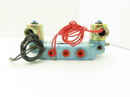 Skinner S3RRCBL2 Pneumatic Directional Control Solenoid Valve 5/2 Pos 120V 1/4"