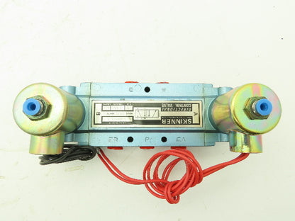 Skinner S3RRCBL2 Pneumatic Directional Control Solenoid Valve 5/2 Pos 120V 1/4"