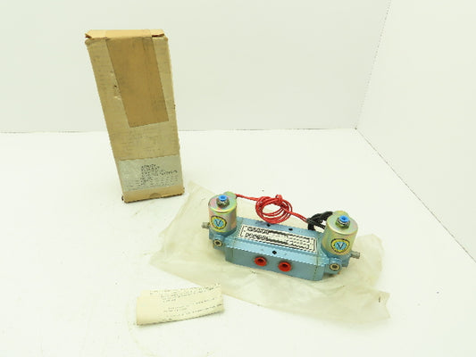 Skinner S3RRCBL2 Pneumatic Directional Control Solenoid Valve 5/2 Pos 120V 1/4"