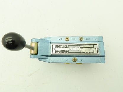 Skinner S3L0JFX2 Pneumatic Directional Hand Lever Valve 5/3 Pos Spring Return