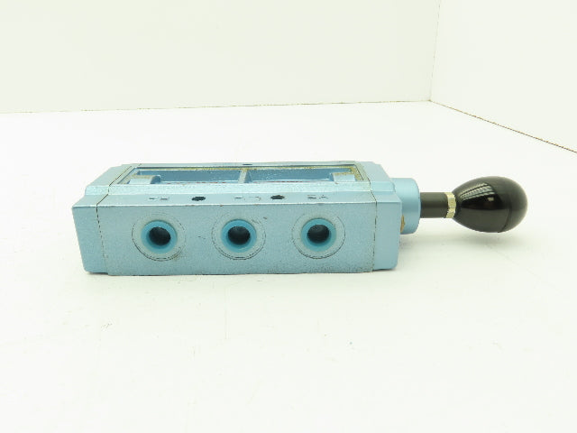 Honeywell Skinner S3B0BCX2 Pneumatic Directional Hand Lever Valve 5/2 Pos 1/4"