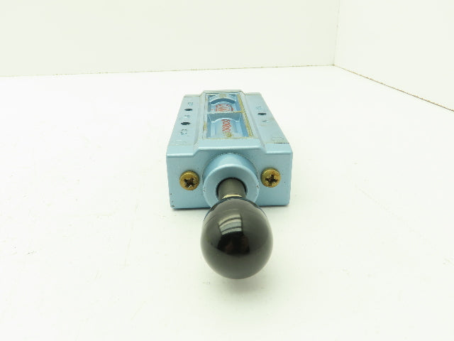 Honeywell Skinner S3B0BCX2 Pneumatic Directional Hand Lever Valve 5/2 Pos 1/4"