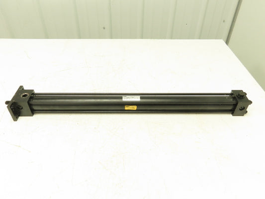 Parker 01.50CJ2H Hydraulic Cylinder 1-1/2" Bore 25" Stroke 1500 PSI Flange Mount