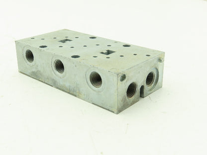 Honeywell Skinner MB60S006 Solenoid Valve Manifold 3-Way 1/8" Port Lot of 4