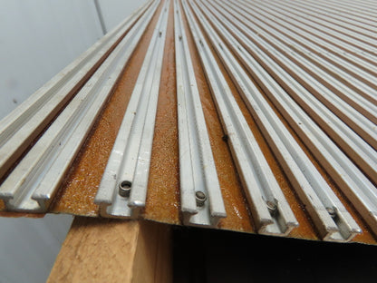 Machine Way Cover Riveted Apron Sheet Metal Stainless Steel 58x24" Lot of 7