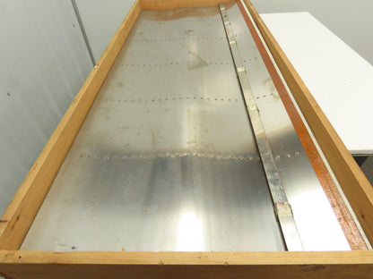Machine Way Cover Riveted Apron Sheet Metal Stainless Steel 58x24" Lot of 7