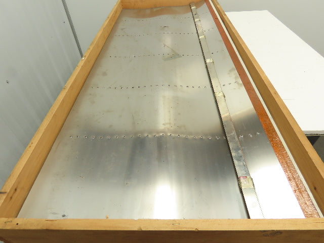 Machine Way Cover Riveted Apron Sheet Metal Stainless Steel 58x24" Lot of 7