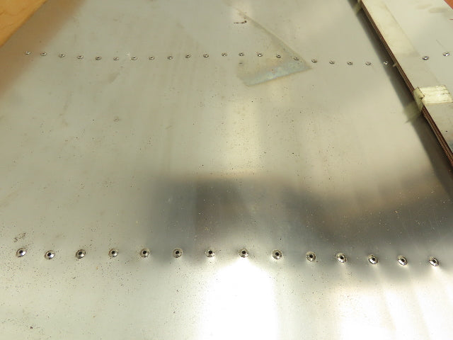 Machine Way Cover Riveted Apron Sheet Metal Stainless Steel 58x24" Lot of 7