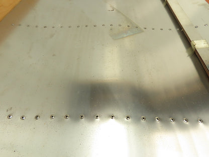 Machine Way Cover Riveted Apron Sheet Metal Stainless Steel 58x24" Lot of 7