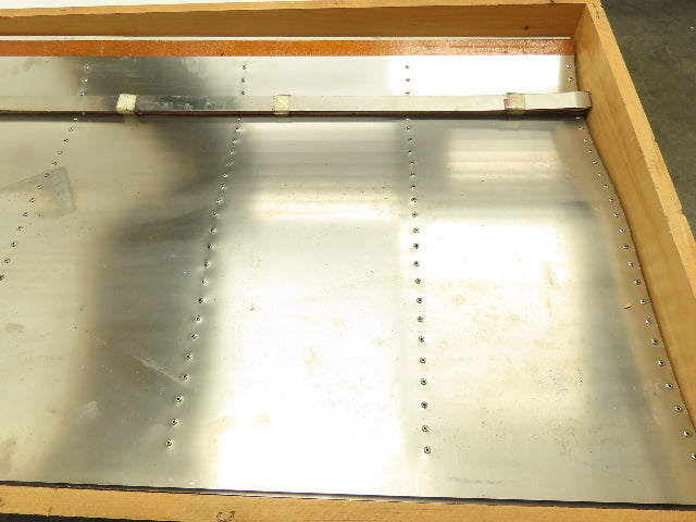 Machine Way Cover Riveted Apron Sheet Metal Stainless Steel 58x24" Lot of 7