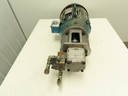 Nachi IPH-3B-3.2G-20 Hydraulic Gear Pump With 15 hp Motor 3800psi. 4.7gpm.