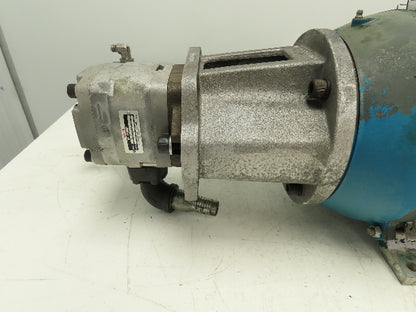 Nachi IPH-3B-3.2G-20 Hydraulic Gear Pump With 15 hp Motor 3800psi. 4.7gpm.