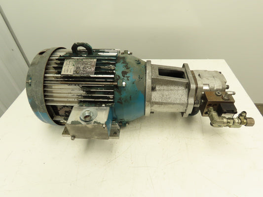 Nachi IPH-3B-3.2G-20 Hydraulic Gear Pump With 15 hp Motor 3800psi. 4.7gpm.