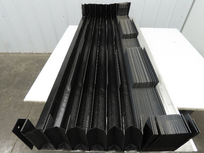 Hennig BE56-73 Accordion Style Bellows Machine Way Cover 60x72" Stainless Y Axis
