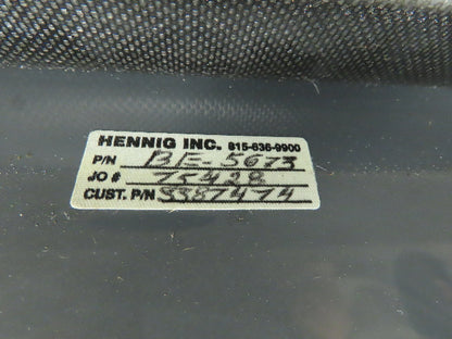 Hennig BE56-73 Accordion Style Bellows Machine Way Cover 60x72" Stainless Y Axis