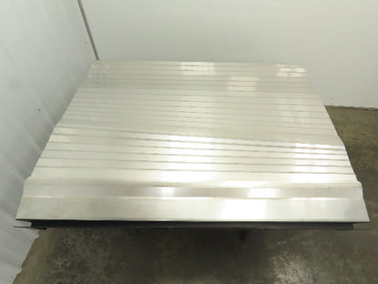 Hennig BE56-73 Accordion Style Bellows Machine Way Cover 60x72" Stainless Y Axis