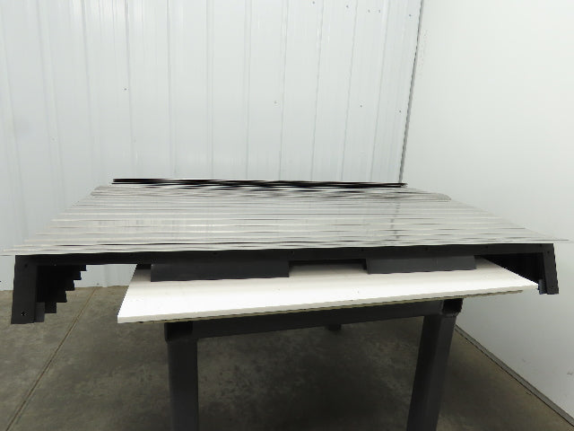 Hennig BE56-73 Accordion Style Bellows Machine Way Cover 60x72" Stainless Y Axis