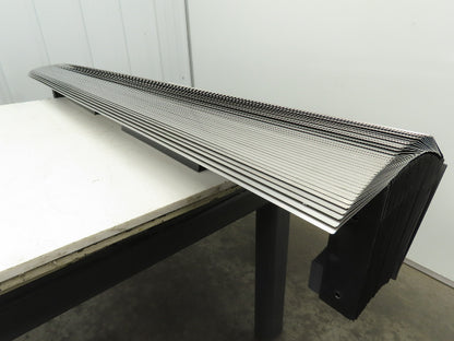 Hennig BE56-73 Accordion Style Bellows Machine Way Cover 60x72" Stainless Y Axis