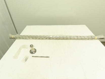 Steel Lead Ball Screw Shaft Linear Actuator 50mm Lead 50mm Dia 55"L
