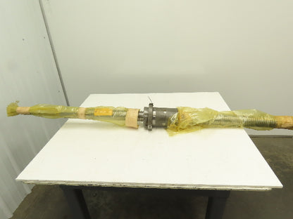 Cincinnati Milacron 3" Flanged Ball Screw Shaft Linear Actuator 33" Travel