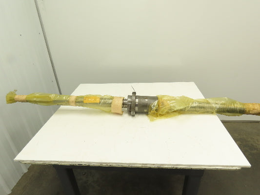 Cincinnati Milacron 3" Flanged Ball Screw Shaft Linear Actuator 33" Travel