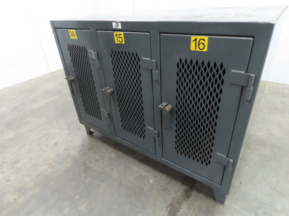 Strong Hold TP-12798 Heavy Duty Personal Locker Grey Steel Cabinet