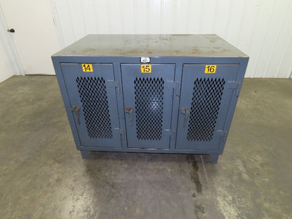 Strong Hold TP-12798 Heavy Duty Personal Locker Grey Steel Cabinet