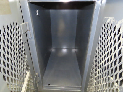 Strong Hold TP-12798 Heavy Duty Vintage Personal Locker Grey Steel Cabinet