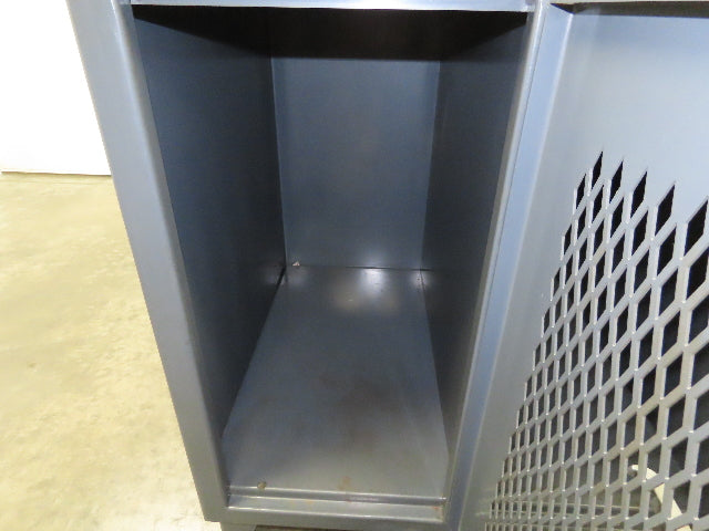 Strong Hold TP-12798 Heavy Duty Vintage Personal Locker Grey Steel Cabinet