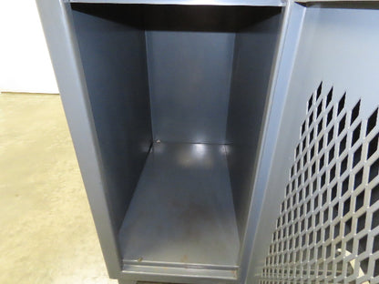 Strong Hold TP-12798 Heavy Duty Vintage Personal Locker Grey Steel Cabinet