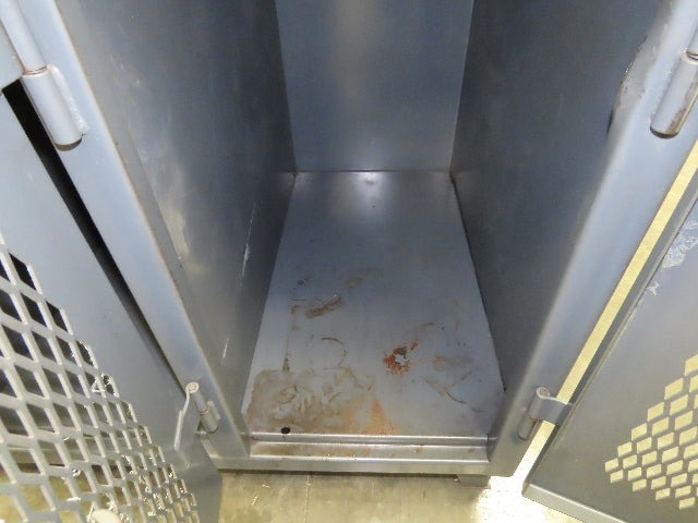 Strong Hold TP-12798 Heavy Duty Vintage Personal Locker Grey Steel Cabinet