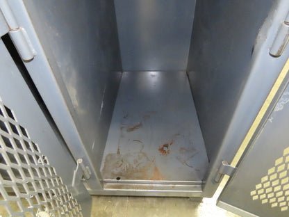 Strong Hold TP-12798 Heavy Duty Vintage Personal Locker Grey Steel Cabinet