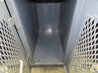 Strong Hold TP-12798 Heavy Duty Vintage Personal Locker Grey Steel Cabinet