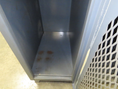 Strong Hold TP-12798 Heavy Duty Vintage Personal Locker Grey Steel Cabinet