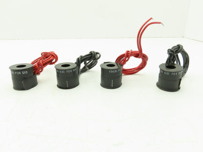 Honeywell Skinner V5 631 F24 Valve Solenoid Coil 1/2" ID 120V 60Hz Lot of 4