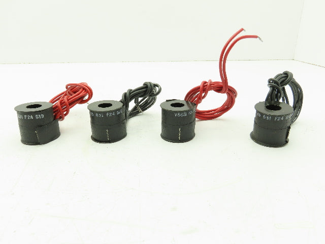 Honeywell Skinner V5 631 F24 Valve Solenoid Coil 1/2" ID 120V 60Hz Lot of 4