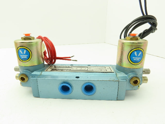 Honeywell Skinner S3RRJAL3 Solenoid Valve 5-Way 3 Pos 120V 150 PSI 3/8" NPT