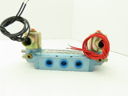 Honeywell Skinner S3RRJAL3 Solenoid Valve 5-Way 3 Pos 120V 150 PSI 3/8" NPT