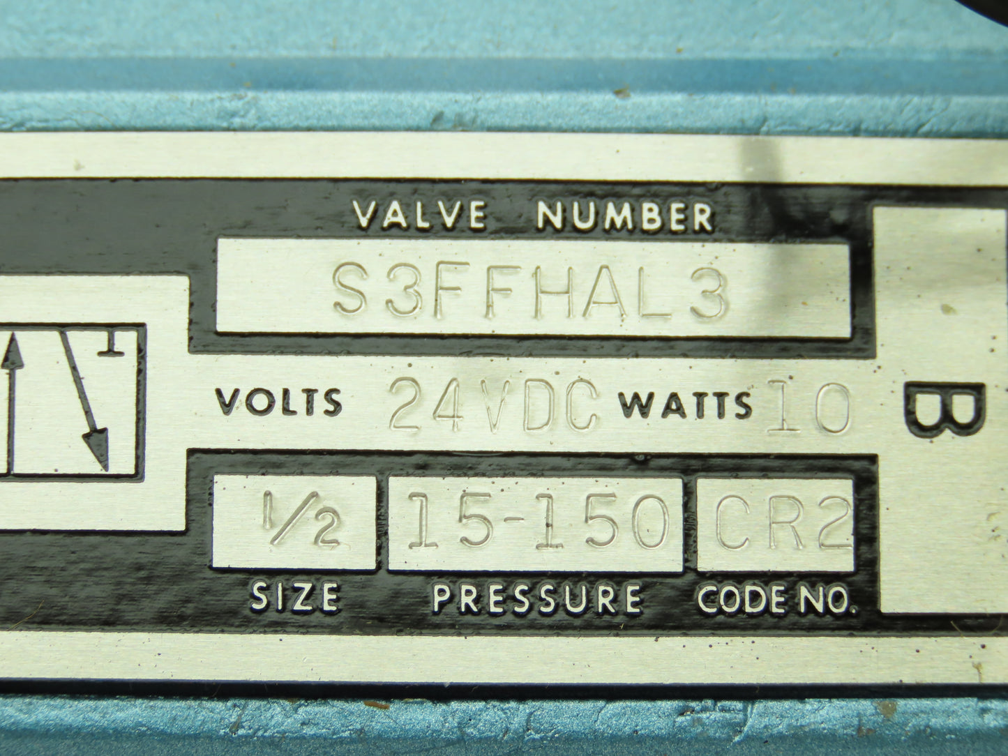 Honeywell Skinner S3FFHAL3 Solenoid Valve 5-Way 3 Pos 24VDC 150 PSI 3/8" NPT