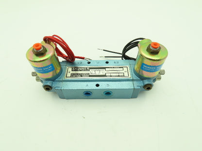 Honeywell Skinner S3RRJBL2 Solenoid Valve 5-Way 3 Pos 120V 150 PSI 1/4" NPT