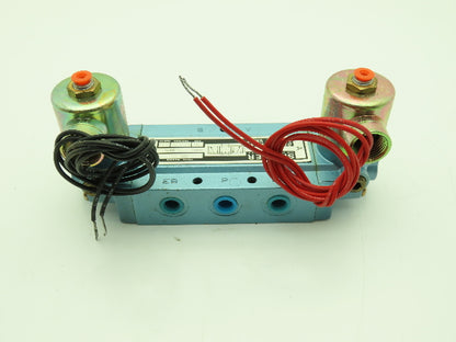 Honeywell Skinner S3SSJBL2 Solenoid Valve 5-Way 3 Pos 120V 150 PSI 1/4" NPT