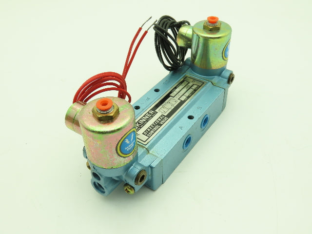 Honeywell Skinner S3SSJBL2 Solenoid Valve 5-Way 3 Pos 120V 150 PSI 1/4" NPT