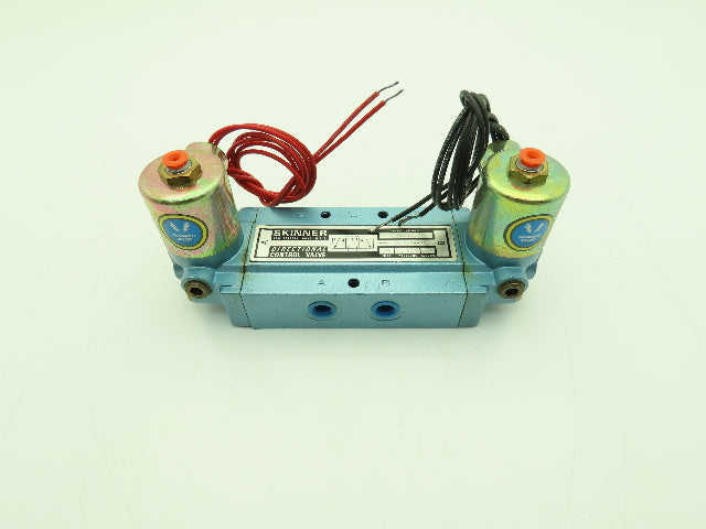 Honeywell Skinner S3SSJBL2 Solenoid Valve 5-Way 3 Pos 120V 150 PSI 1/4" NPT