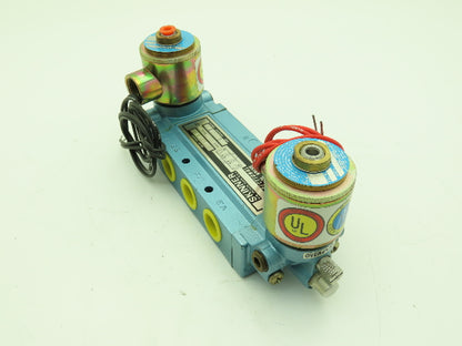 Honeywell Skinner 53FFGAL4 Solenoid Valve 5-Way 3 Pos 120V 150 PSI 1/2" NPT