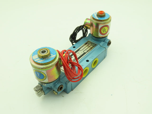 Honeywell Skinner 53FFGAL4 Solenoid Valve 5-Way 3 Pos 120V 150 PSI 1/2" NPT