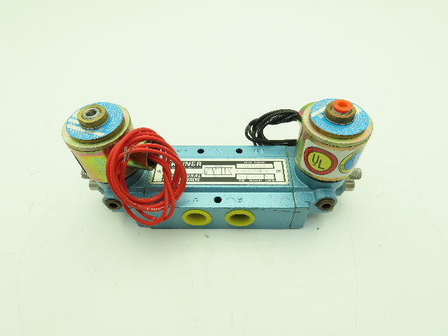 Honeywell Skinner 53FFGAL4 Solenoid Valve 5-Way 3 Pos 120V 150 PSI 1/2" NPT