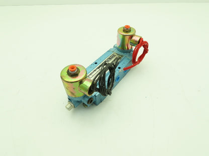 Honeywell Skinner S3RRGAL2 Solenoid Valve 5-Way 3 Pos 120V 150 PSI 1/4" NPT