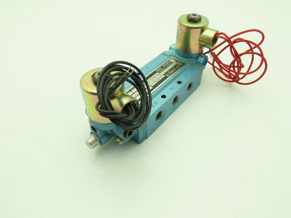 Honeywell Skinner S3SSHBL2 Solenoid Valve 5-Way 2 Pos 120V 150 PSI 1/4" NPT