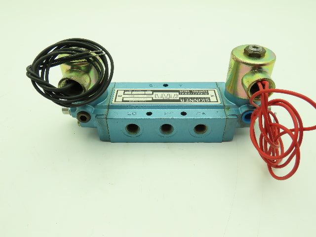 Honeywell Skinner S3SSHBL2 Solenoid Valve 5-Way 2 Pos 120V 150 PSI 1/4" NPT