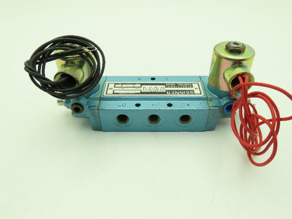 Honeywell Skinner S3SSHBL2 Solenoid Valve 5-Way 2 Pos 120V 150 PSI 1/4" NPT